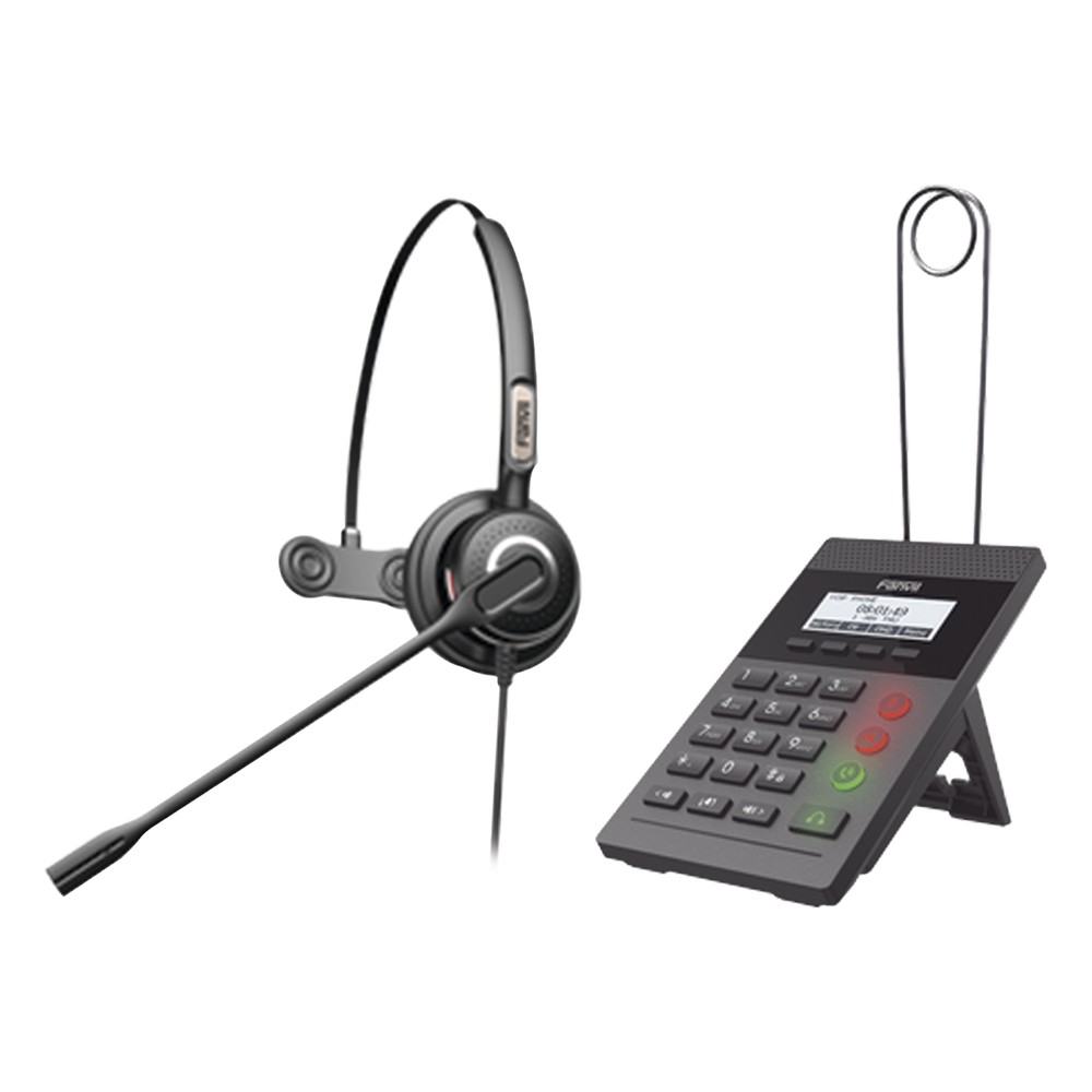 Kit Fanvil para Call Center incluye teléfono IP | LECOSYS