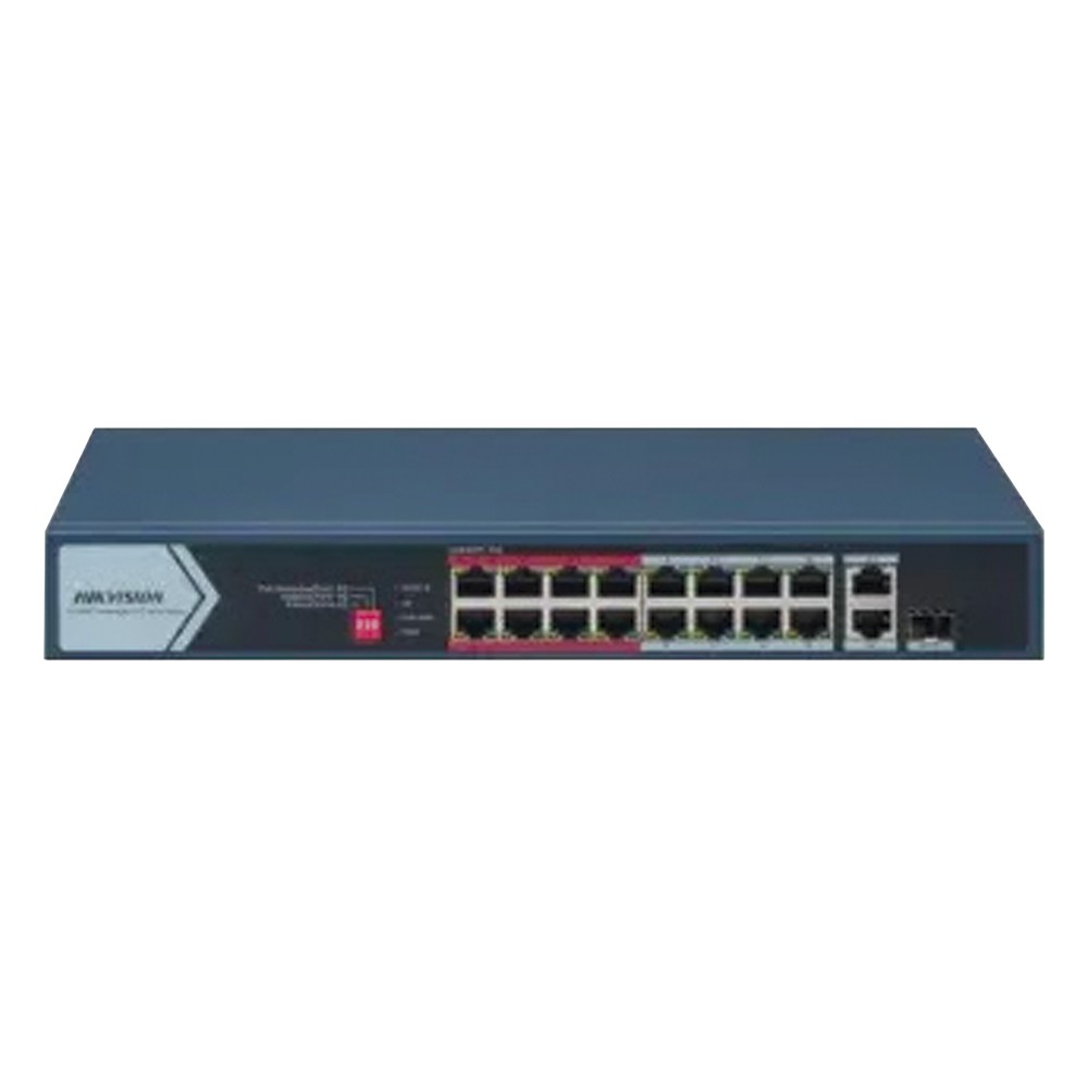 Switch PoE+ / No Administrable / 16 Puertos | LECOSYS
