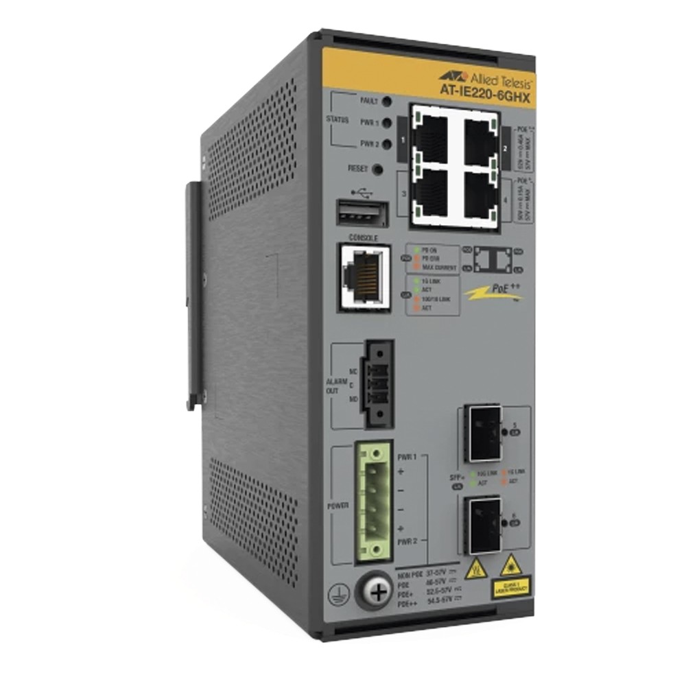 Switch Industrial L2+, Puertos 4x 10 - Switches y PoE | LECOSYS