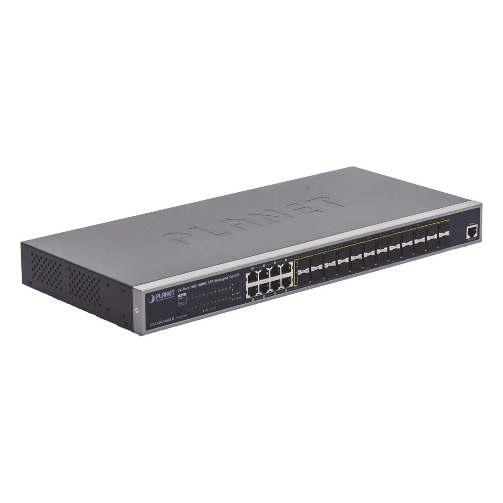 Switch Administrable Capa 2 con Fuente de | LECOSYS