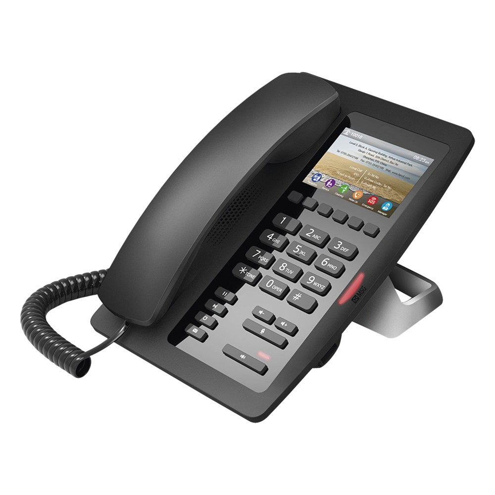 Teléfono IP Hotelero / Pantalla LCD Color 3.5" | LECOSYS
