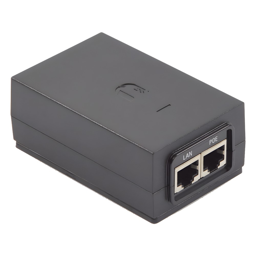 Adaptador PoE Ubiquiti de 24 VDC, 1.0 A Puerto Fast Ethernet
