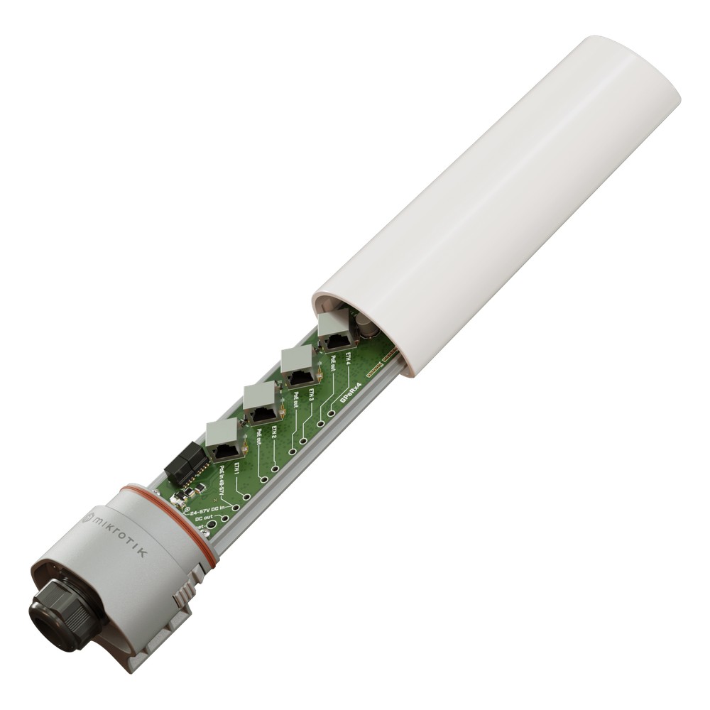 (GPeRx4) Extensor PoE Administrable SwOS para | LECOSYS