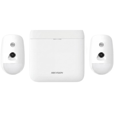 (AX PRO) KIT de Alarma AX PRO / Incluye: 1 Hub con Batería de Respaldo / 2 Detectores de Movimiento con Cámara (PIRCAM) / Compat