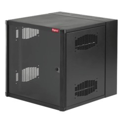Gabinete AccessPlus de 8 UR Montaje en Pared de 19in / Doble Bisagra / Puerta con Ventana de Seguridad / 425 mm (16.7 in) x 620 