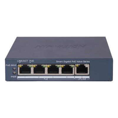 Switch Gigabit PoE+ / Monitoreable / 4 Puertos | LECOSYS