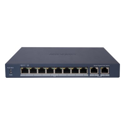 Switch Gigabit PoE+ / Administrable / 8 Puertos | LECOSYS