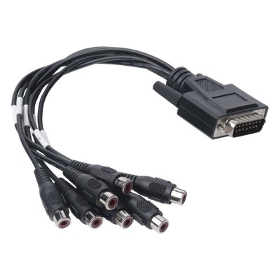 Adaptador de 7 entradas de Audio para DVR´s epcom y HIKVISION