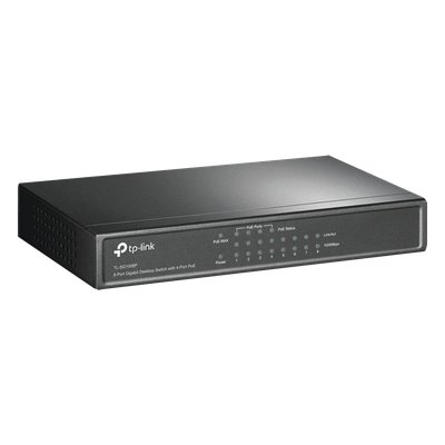 Switch Gigabit PoE+ no administrable de 8 | LECOSYS