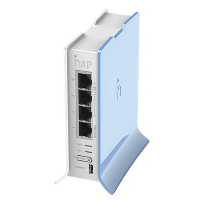 (hAP lite TC) 4 Puertos Fast Ethernet, Wi-Fi | LECOSYS