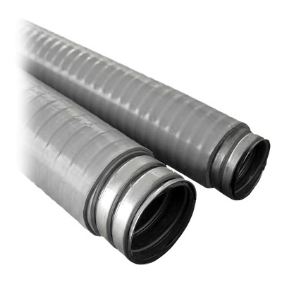 Tubo Flexible tipo Liquidtight de 1/2" (13 mm) / Acero + PVC /  Rollo de 20 Metros.