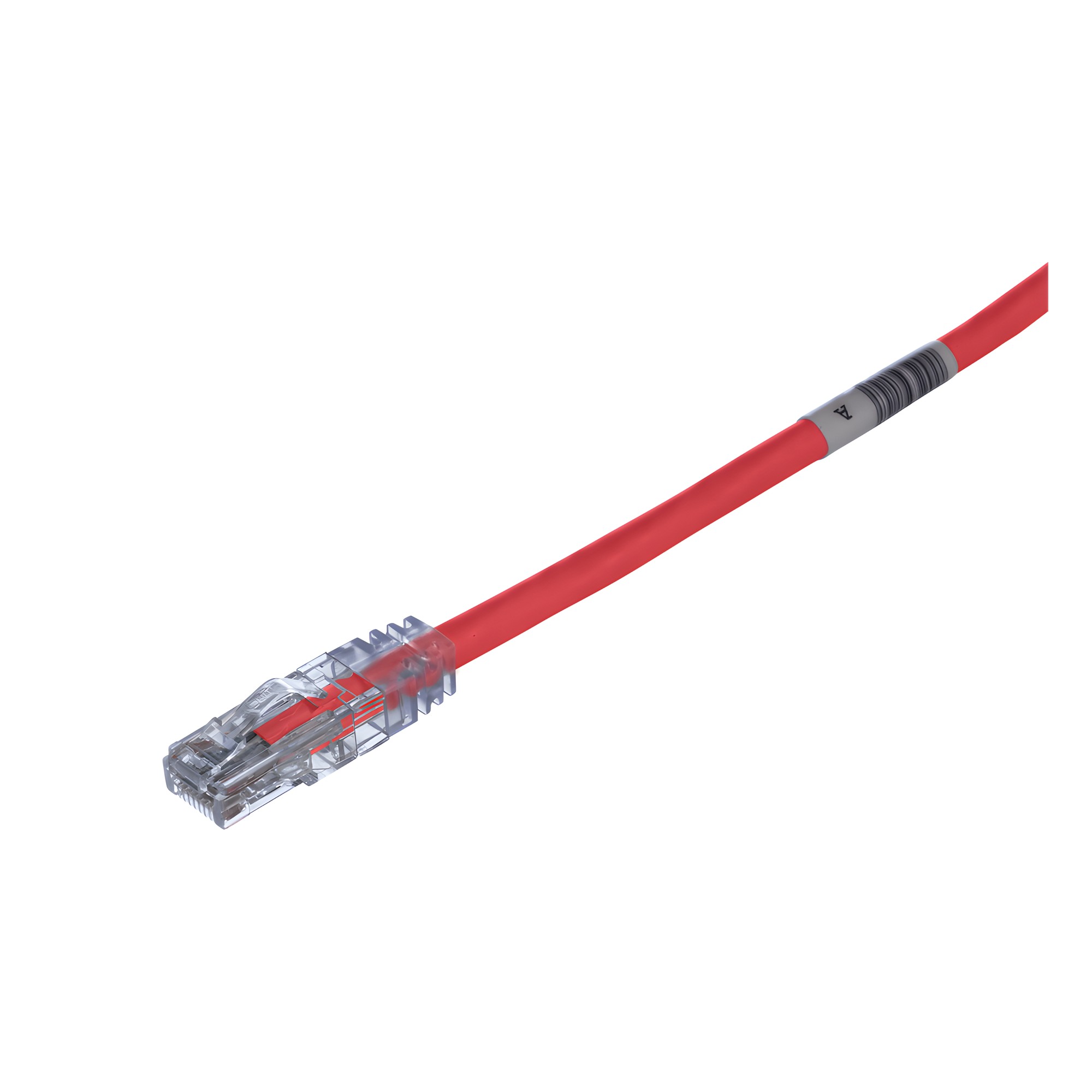 Cable de Parcheo TX6, UTP Cat6, 24 AWG, CM/LSZH, Color Rojo, 1 ft