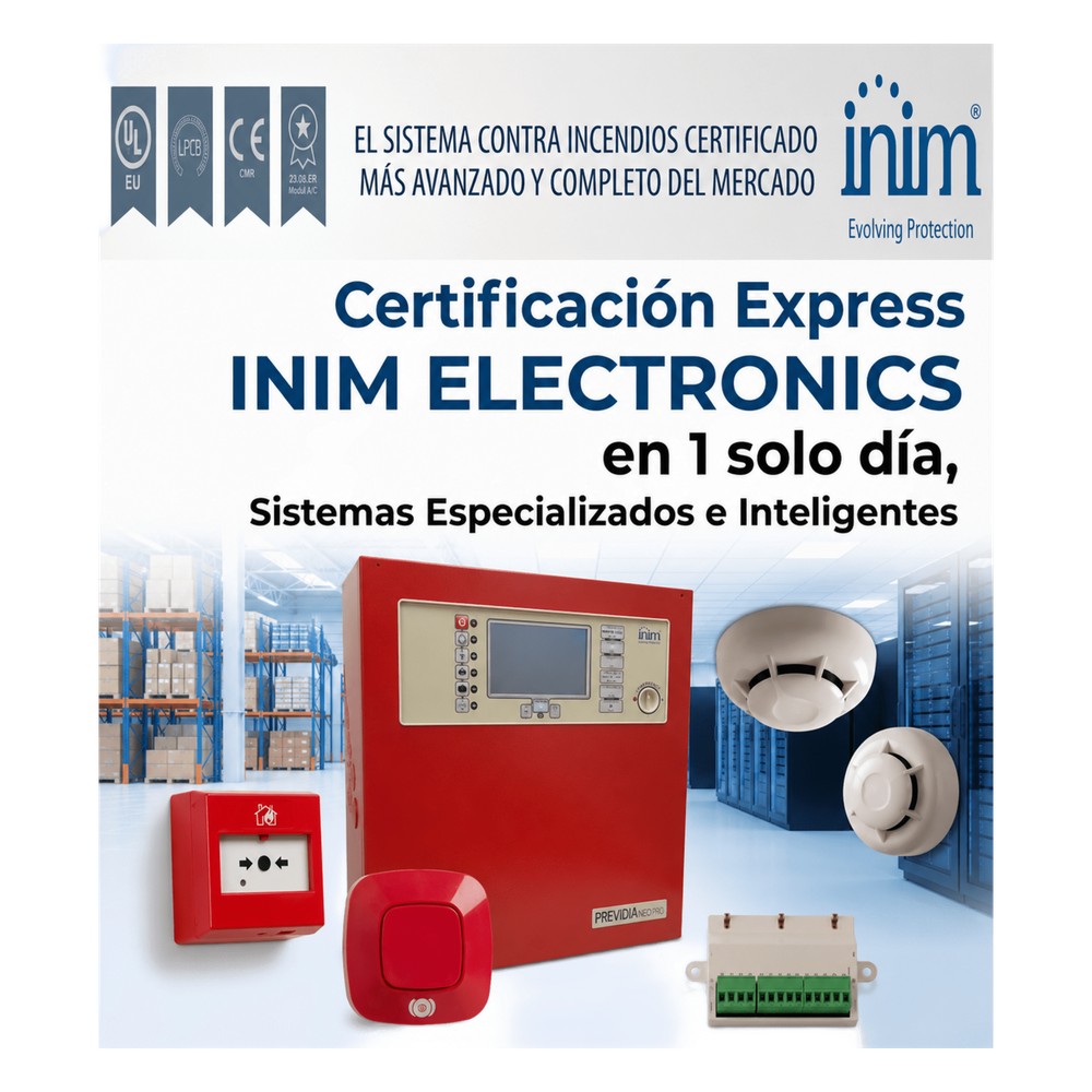 Certificación Presencial INIM Electronics/Serie Previdia Compact en solo 1 Día
