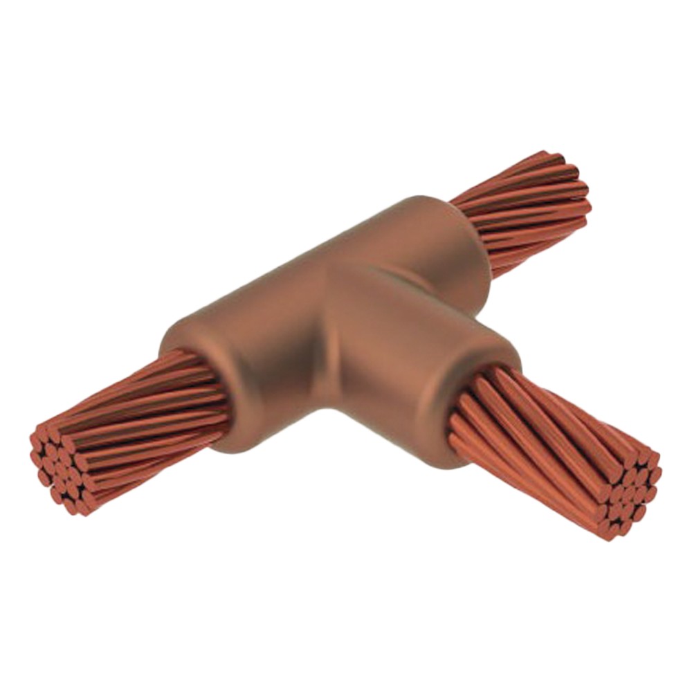 Molde para Soldadura exotemica tipo T para cable 2/0 AWG - 4 AWG.
