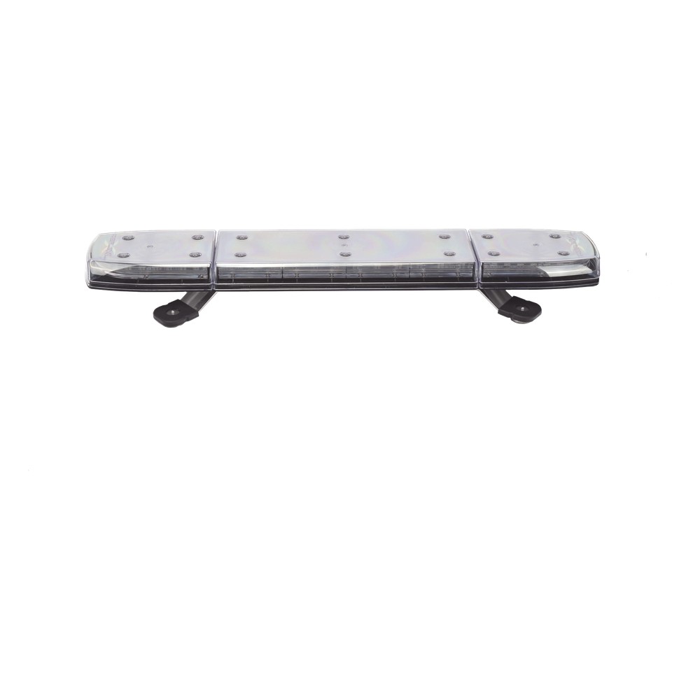 Mini Barra de Luces de 144 LED, Ambar/Blanco, 24 Pulgadas, Lente Transparente, Montaje Con Iman Y Conexion Para Encended