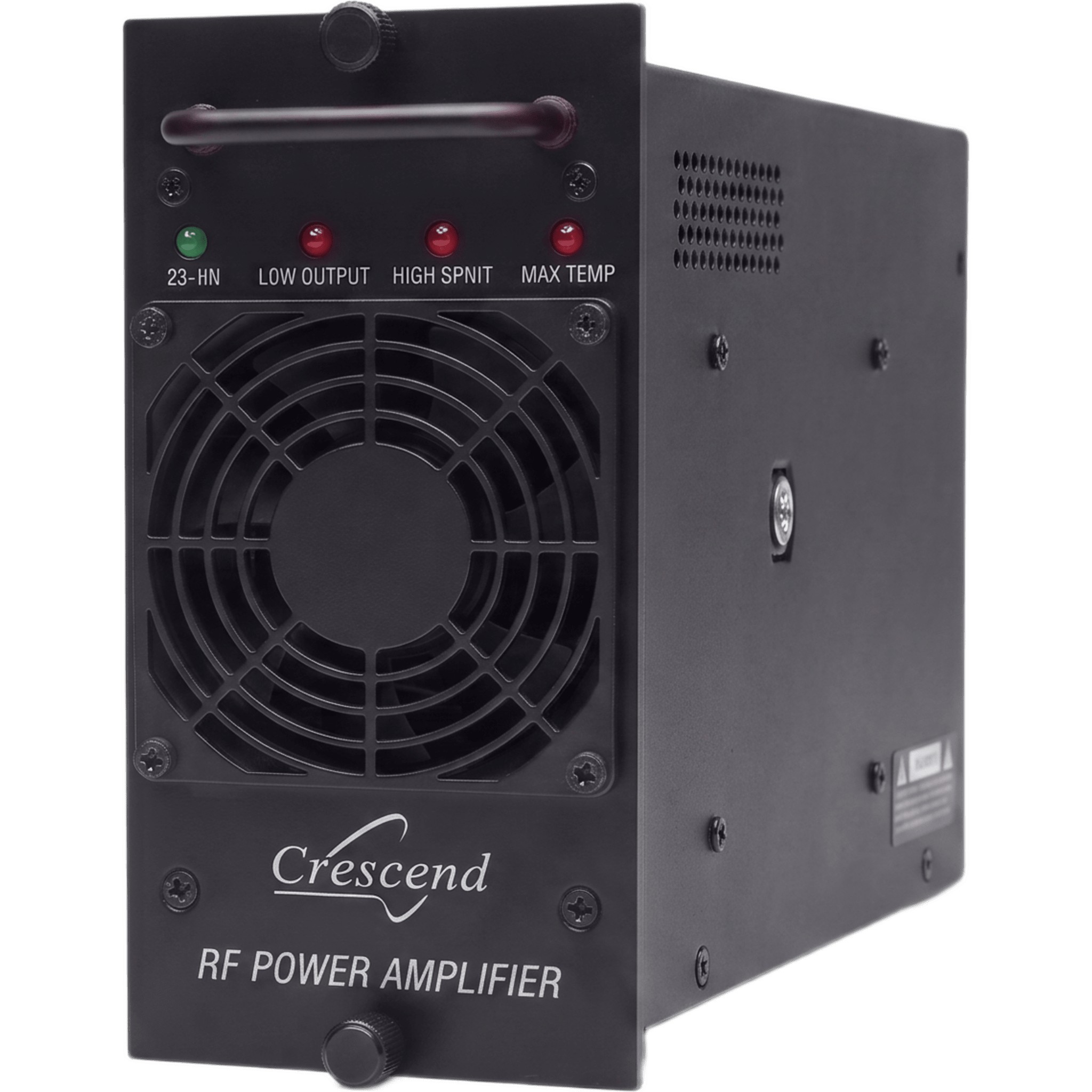 Amplificador de Potencia VHF / 100 Watts / 136-174 MHz / Modular / Rack 19" / Protección VSWR / Enfriamiento por Ventila