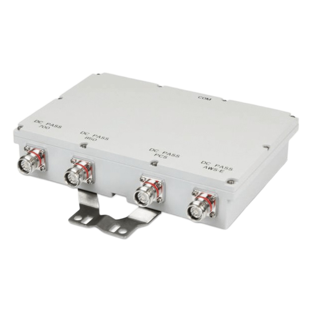 CUADRIPLEXOR 700/850/PCS/AWS 250W -161dBc 4.3-10 IP67 .