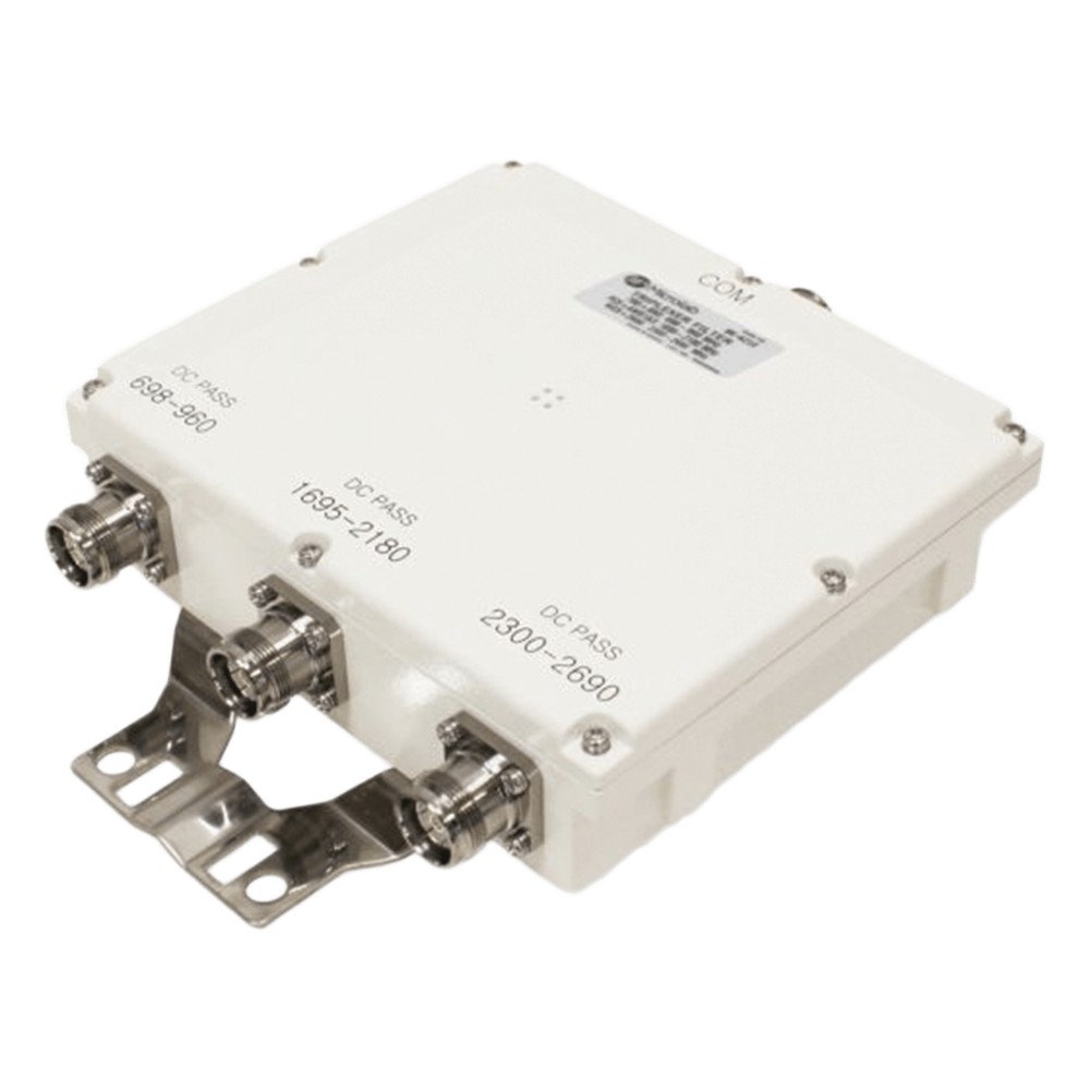 TRIPLEXOR 700+850/PCS+AWS/WCS+BRS 250W -161dBc 4.3-10 IP67 .