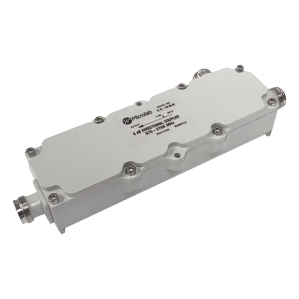 Acoplador direccional 5dB 575-2700MHz 300W - 161 dBc 4.3 - 10 IP67