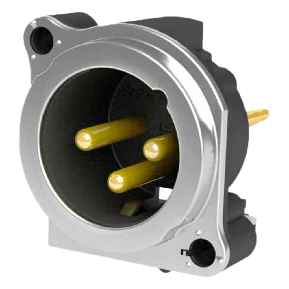 Conector XLR Macho de 3 Polos