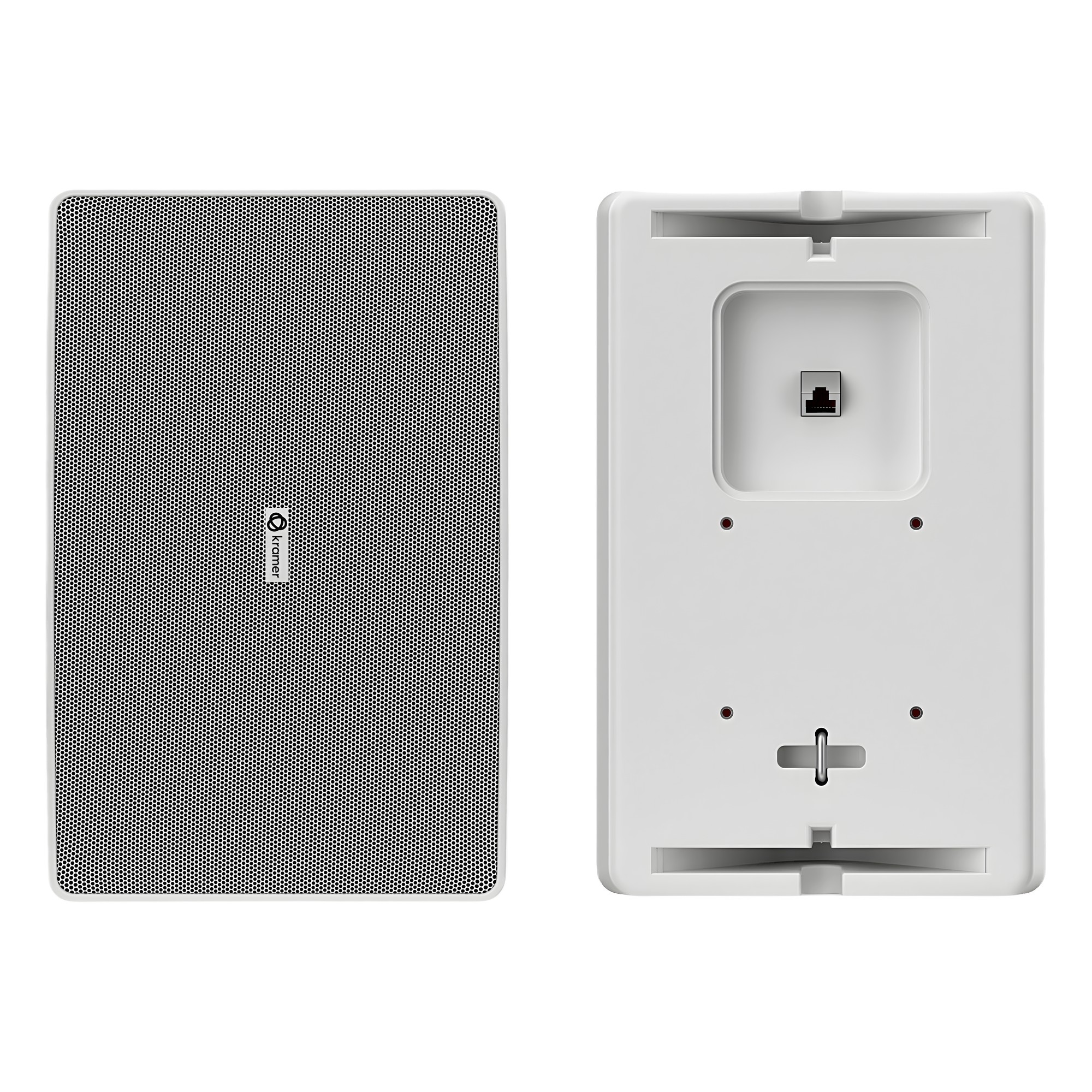 Altavoz de Pared PoE Dante 6.5 pulgadas - KRAMER WM-6D-WT