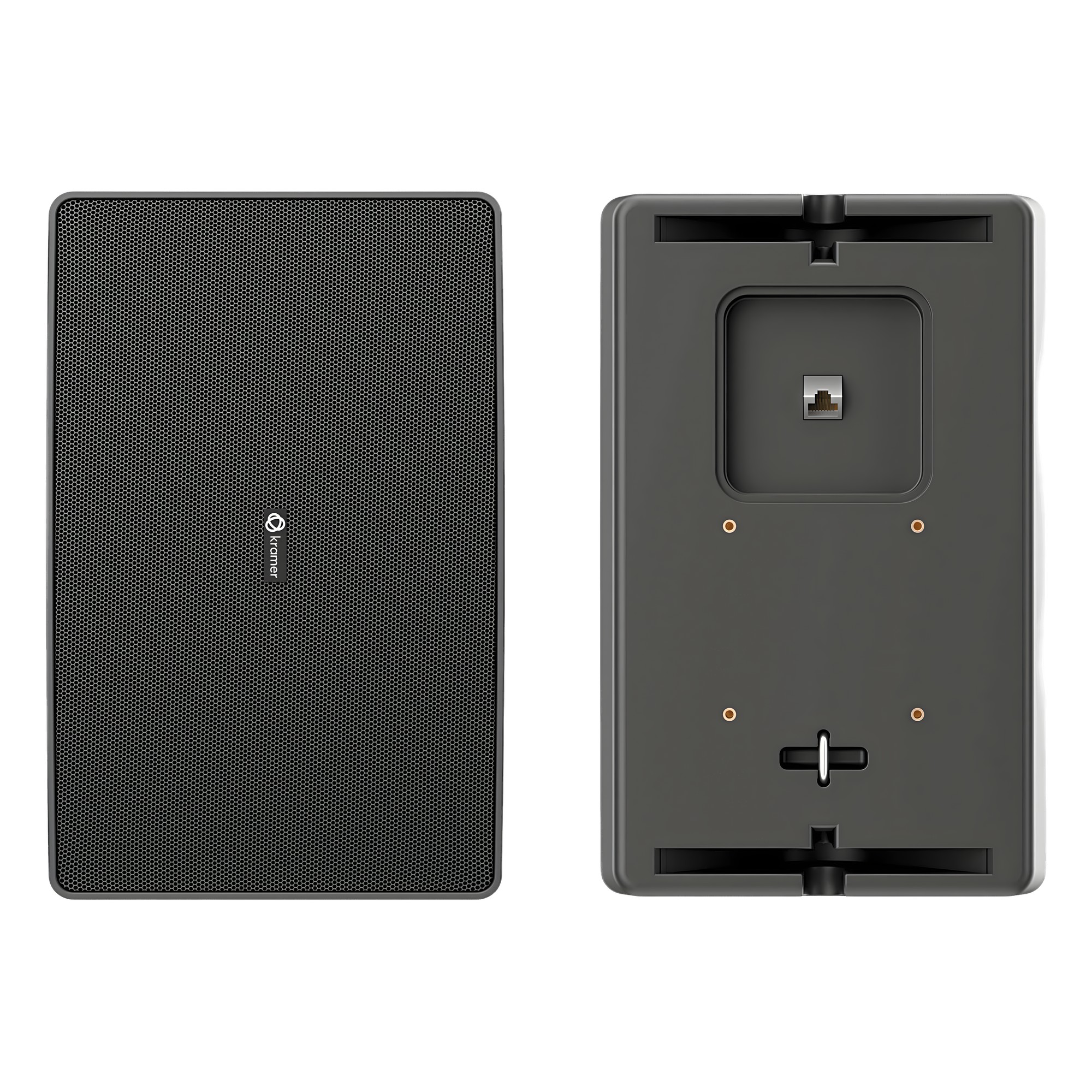 Altavoz de Pared PoE Dante 6.5 pulgadas - KRAMER WM-6D-BK