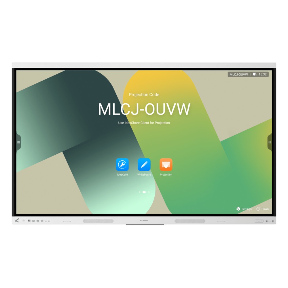Pantalla Interactiva IdeaHub Board 3 Base de 86"/ 4K / 8 GB RAM / 128 GB Flash / Android 15 / Wi-Fi 6  / 25 ms Latencia 