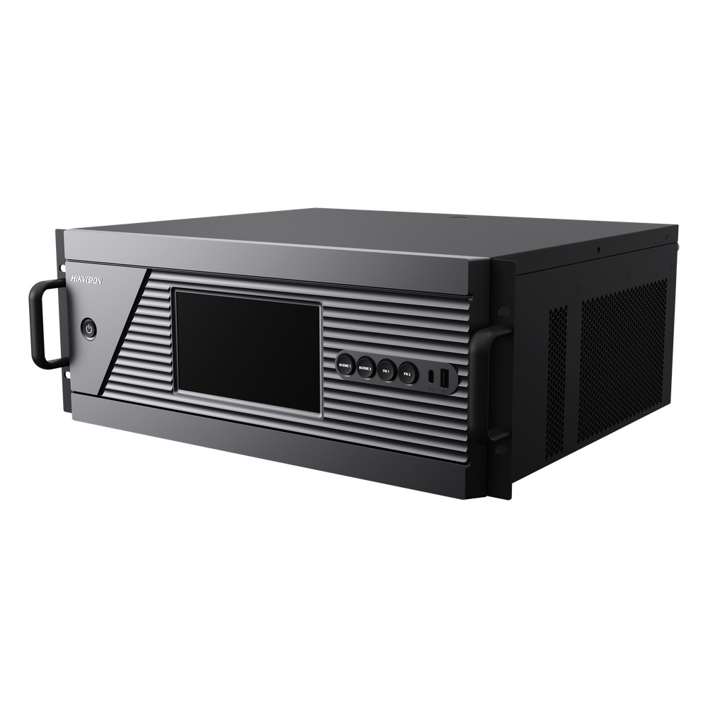 Chassis Controlador de Video Wall / 12 Slots / 4U Rack / 4K Ultra HD / Hot-Swappable / Touch LCD 7" / Genlock Sync / 8 V