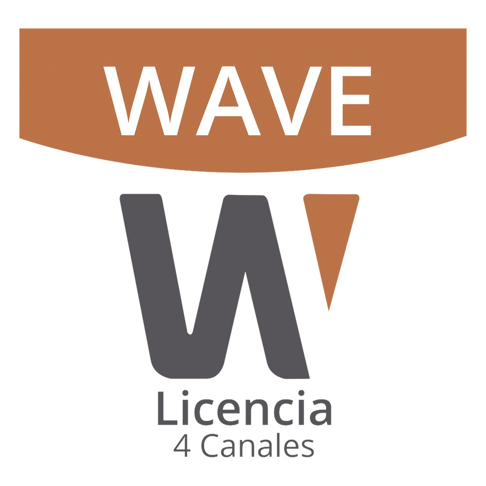 Licencia de 4 Canal de Wisenet Wave Profesional