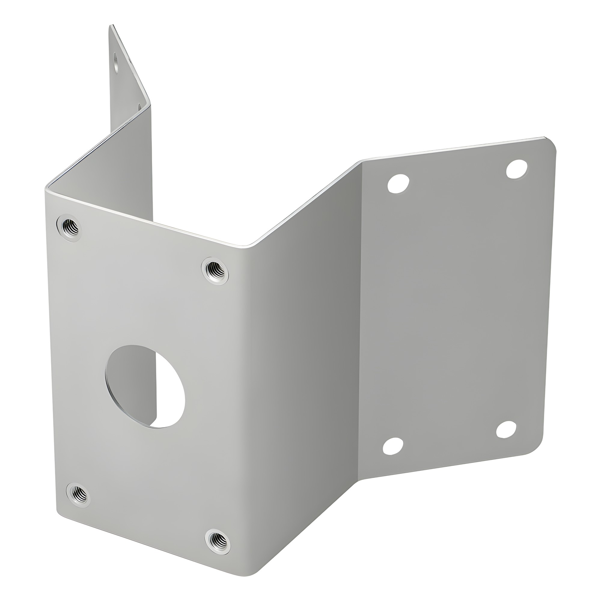 Adaptador para esquina de Acero Inoxidable para montajes Hanwha