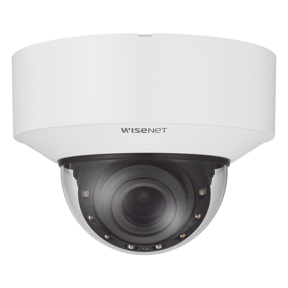 Cámara Domo IP 4K con IA - Cámara IP o NVR, HANWHA VISION | LECOSYS
