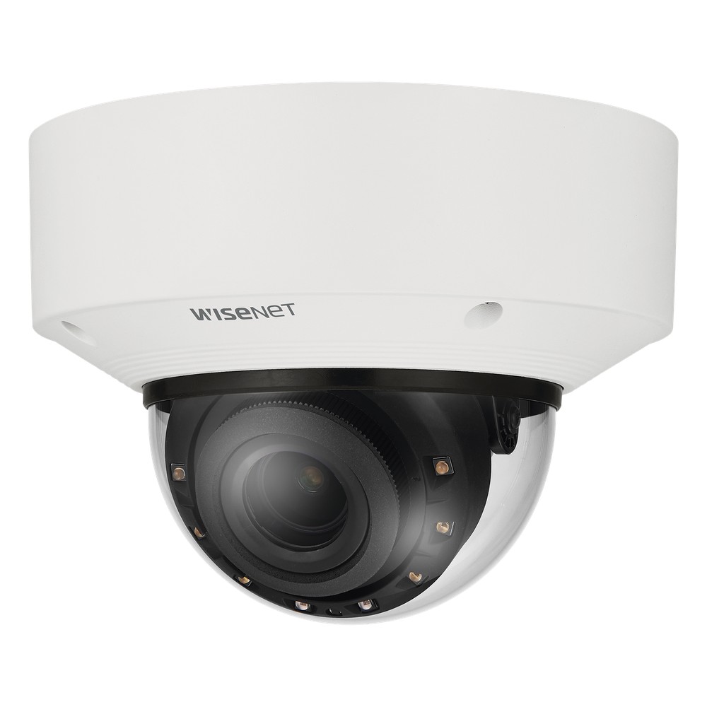 Cámara Domo 4MP con IA - Cámara IP o NVR, HANWHA VISION | LECOSYS