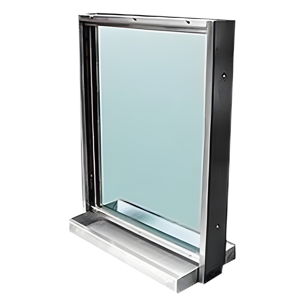 Ventana Blindada  Nivel IV / Con Charola Pasa-Documentos / 45mm / 90cm x 70cm.