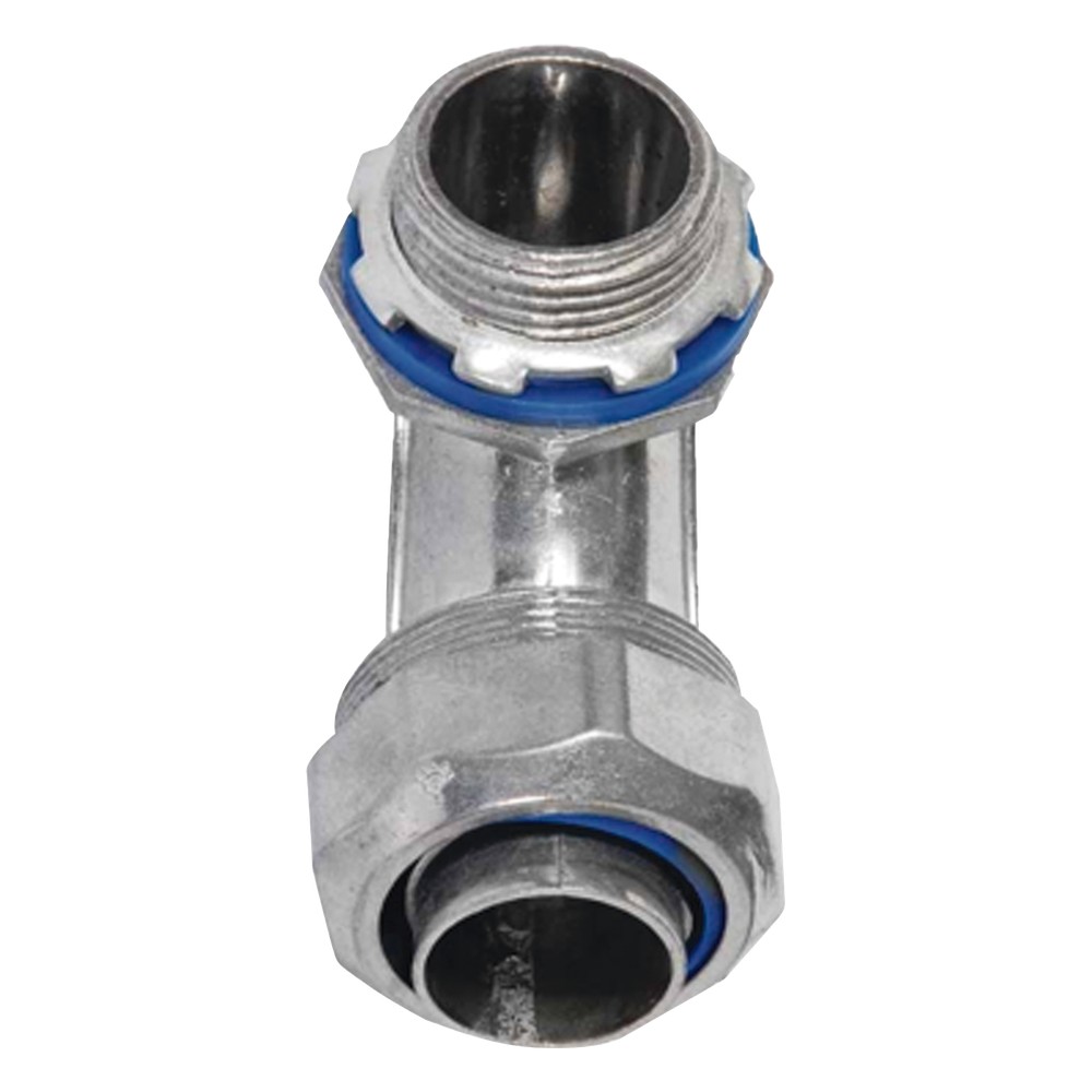 Conector Curvo para tubo tipo Liquidtight 3/8" (10 mm). Compatible con ANC-COT38.