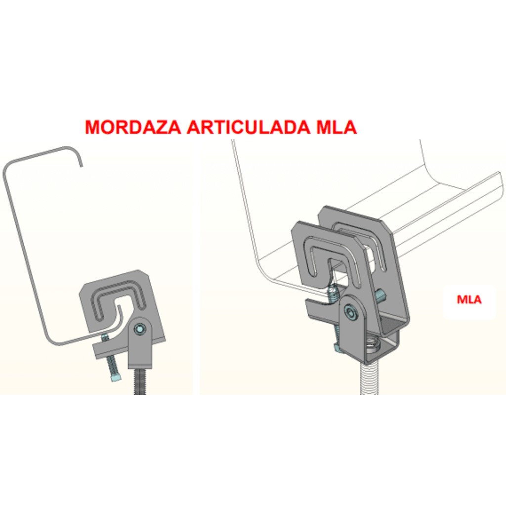 Mordaza Ligera Articulada de 3/8".