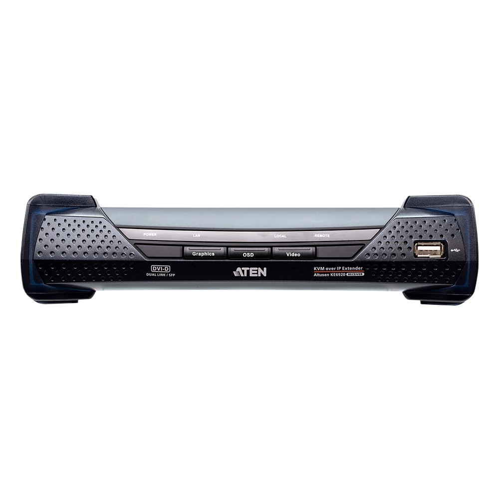 Receptor KVM over IP 2K DVI-D Dual-Link
