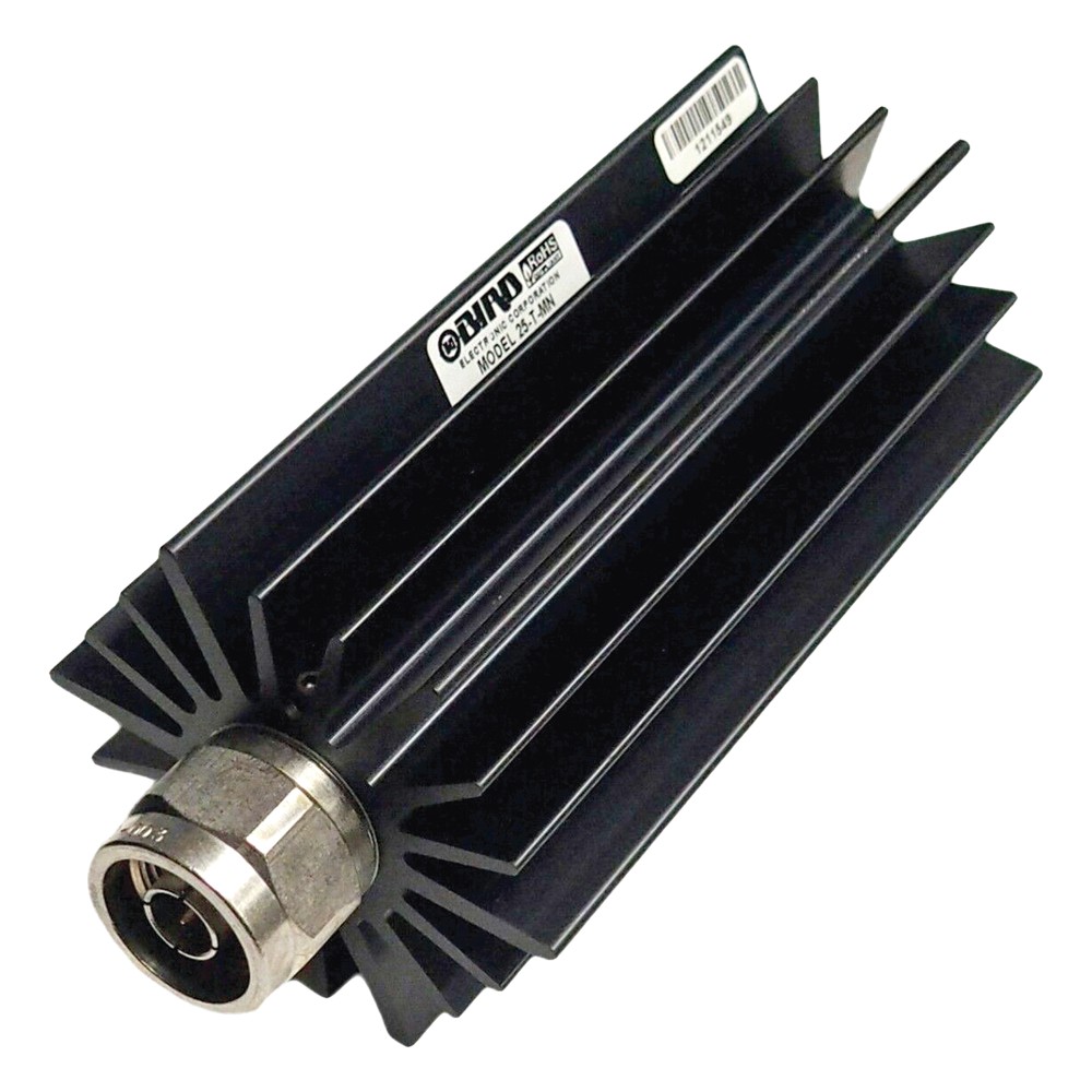Carga Fantasma Terminal de 50 Ohm, 25 Watt, CD-4 GHz, Conector N Macho.