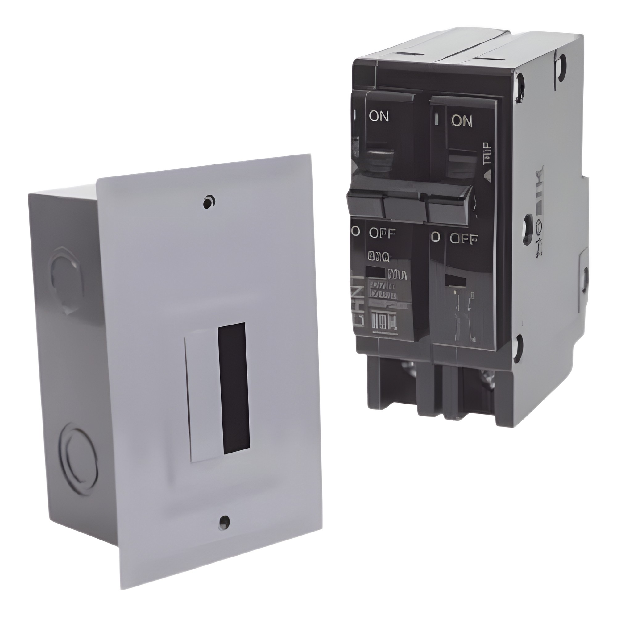 Kit Centro de Carga para empotrar con 1 Interruptor Térmico de 2 Polos, 20Amp 120/240Vca 10kA