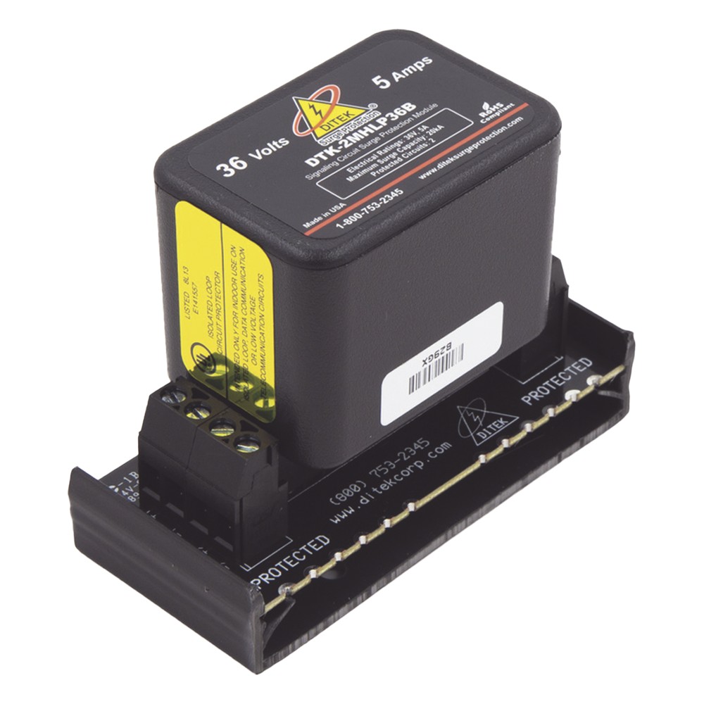 Protector Modular 36 V / 2 Pares / Hot-Swap | LECOSYS