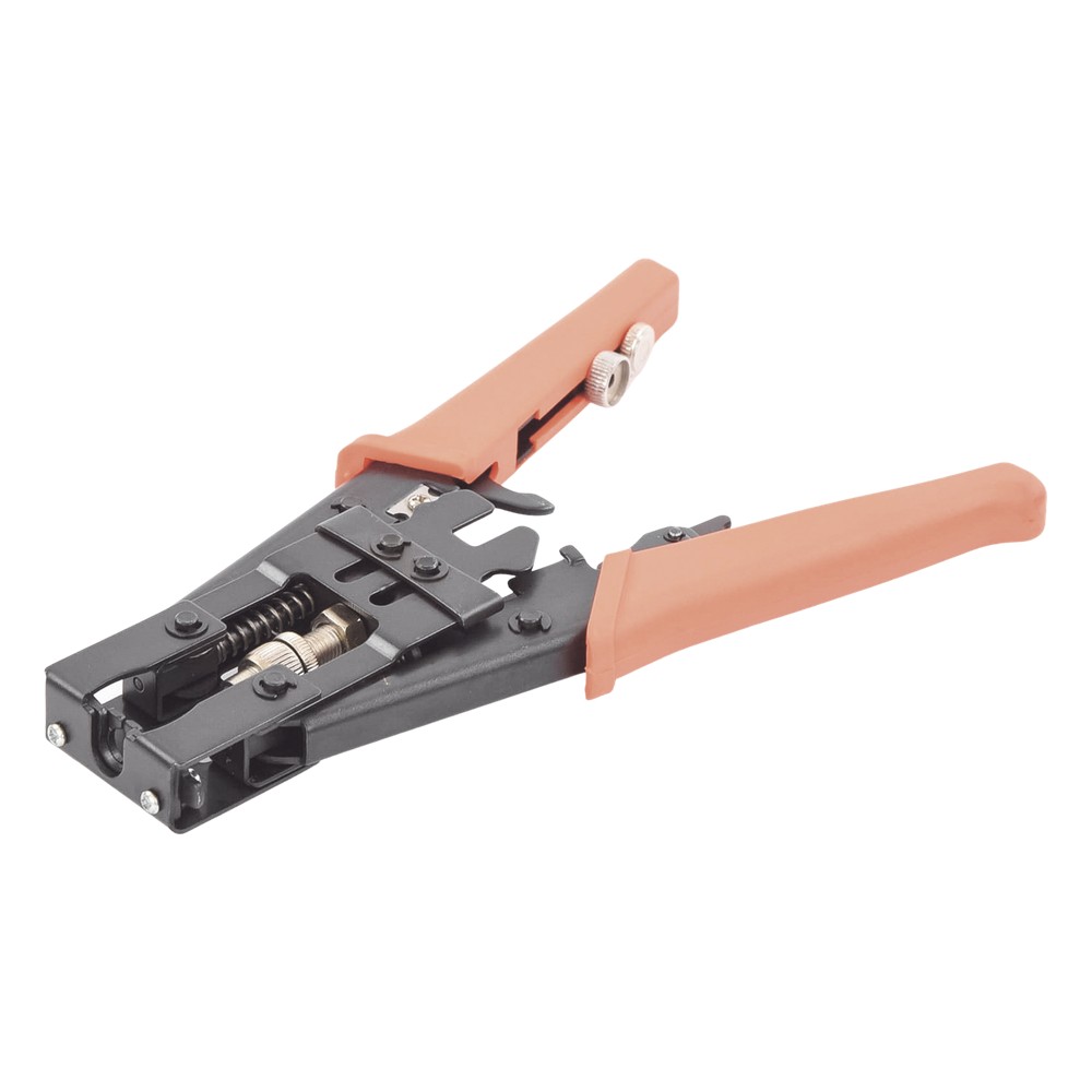 Pinzas para Instalar Conectores a Prueba de Agua, Tipo Compresión de F ó BNC, en Cables RG-59 (4C), RG-6 (5C)