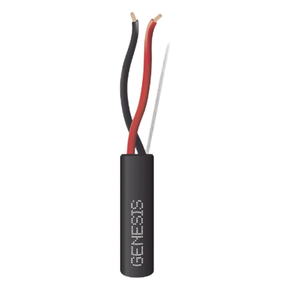 Carrete de Cable 305 Metros (1000 Pies) / 2 x 18 AWG FPL / Cable Direct Burial / Para Uso en Intemperie / Uso en Aplicac