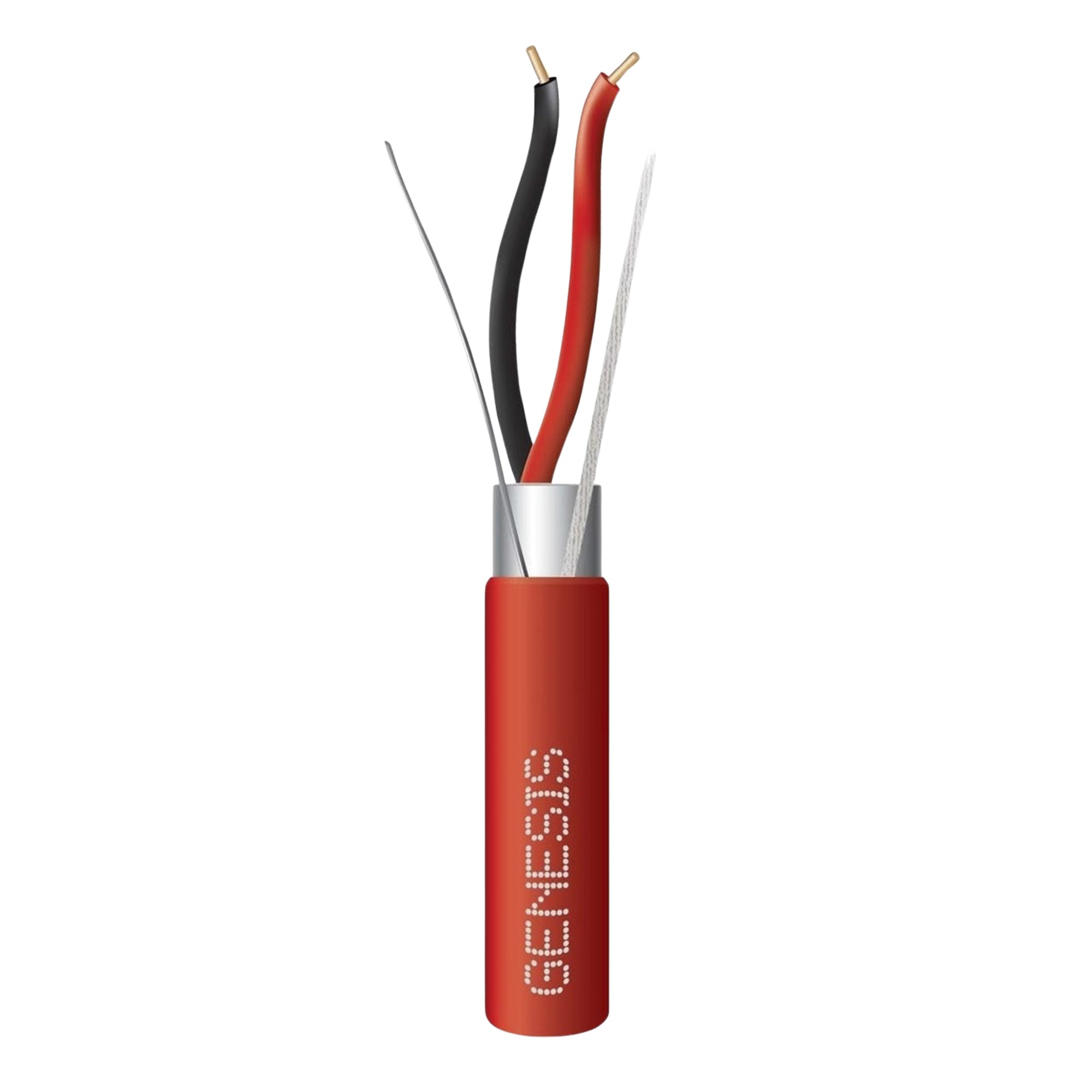Carrete de Alambre 305 Metros (1000 Pies) / 2 x 16 AWG Blindado / PLENUM / Para Alarmas de Incendio