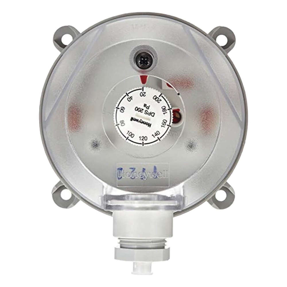 Interruptor de presión diferencial ajustable de 20 a 200 Pa, montaje en ducto, para aire acondicionado y ventilación