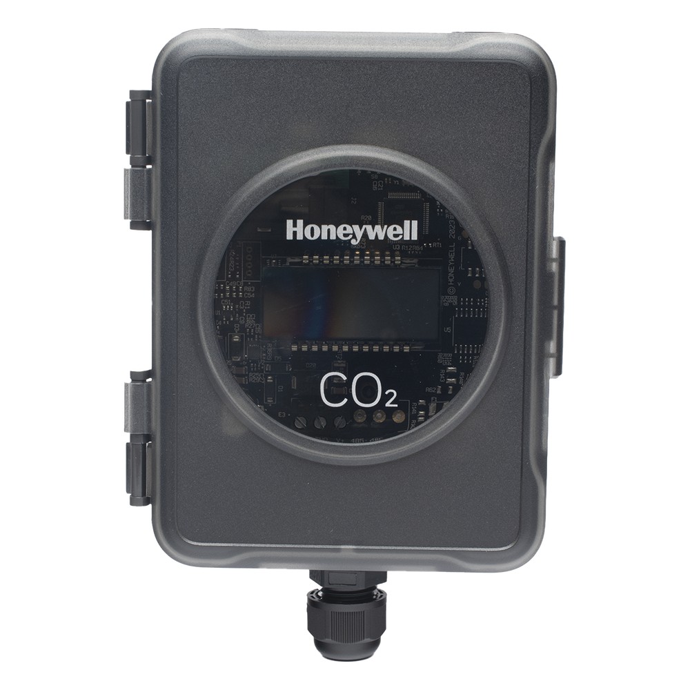 Sensor de CO2 para ducto de aire con pantalla LCD, NDIR de doble longitud de onda y autocalibración