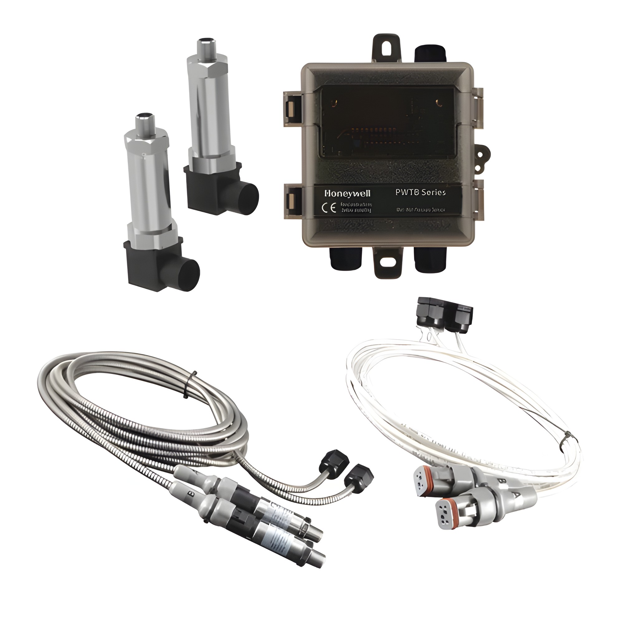 Transmisor de presión diferencial líquido/líquido para agua, sensor de 250 PSIG, cable armado de 9 pies, salida 4-20 mA 