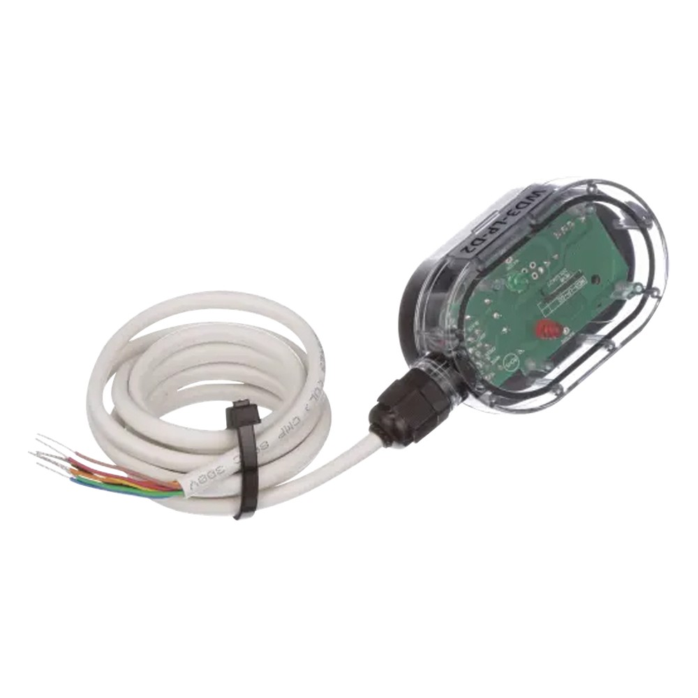 Detector de fuga de agua con relevador DPDT, alimentación externa 24 Vac o 11-27 Vdc, gabinete sumergible IP68