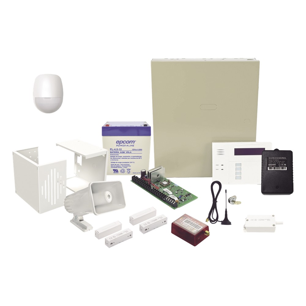 Kit de alarma antirrobo con panel VISTA-48 | LECOSYS