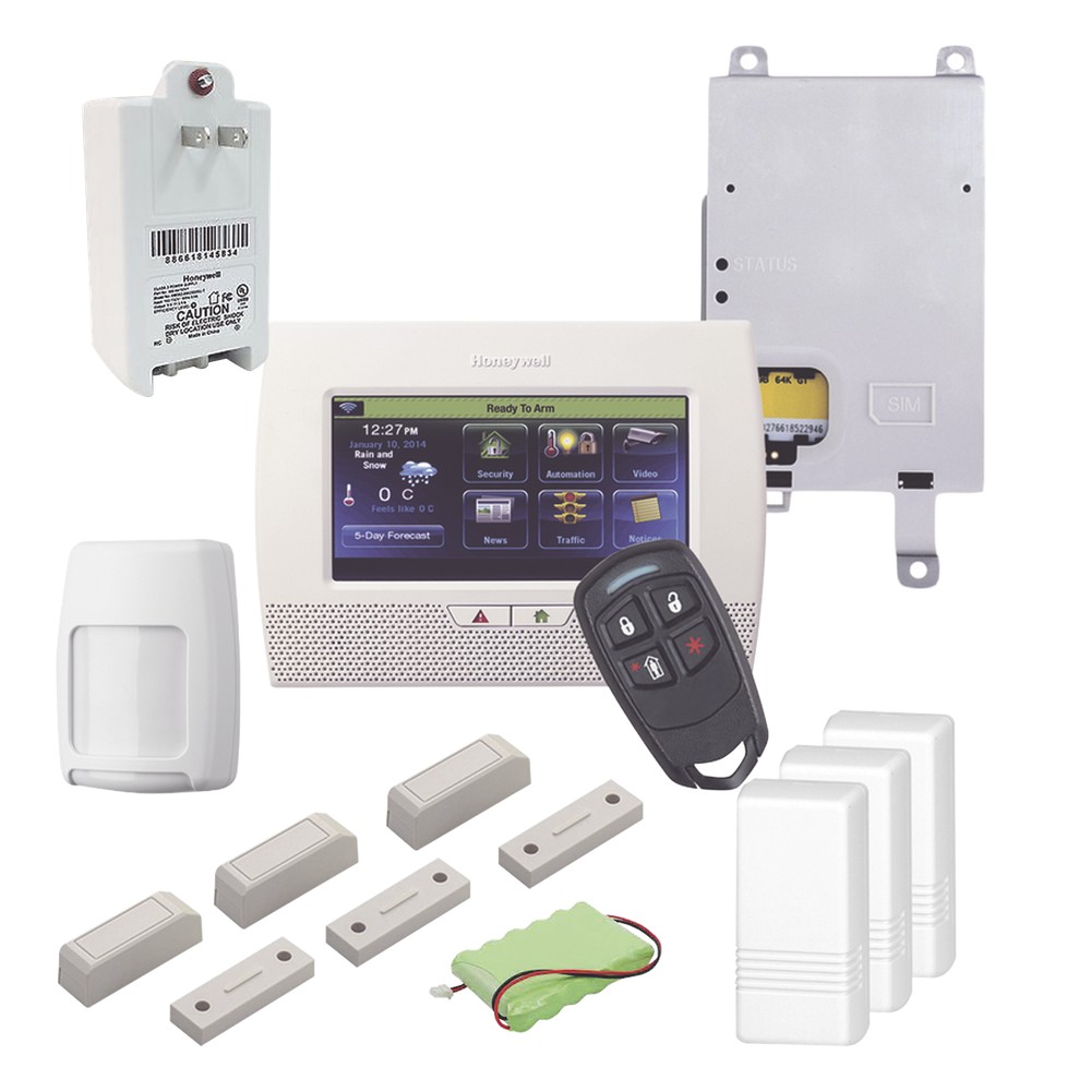 Panel de alarma inalámbrico con pantalla táctil | LECOSYS