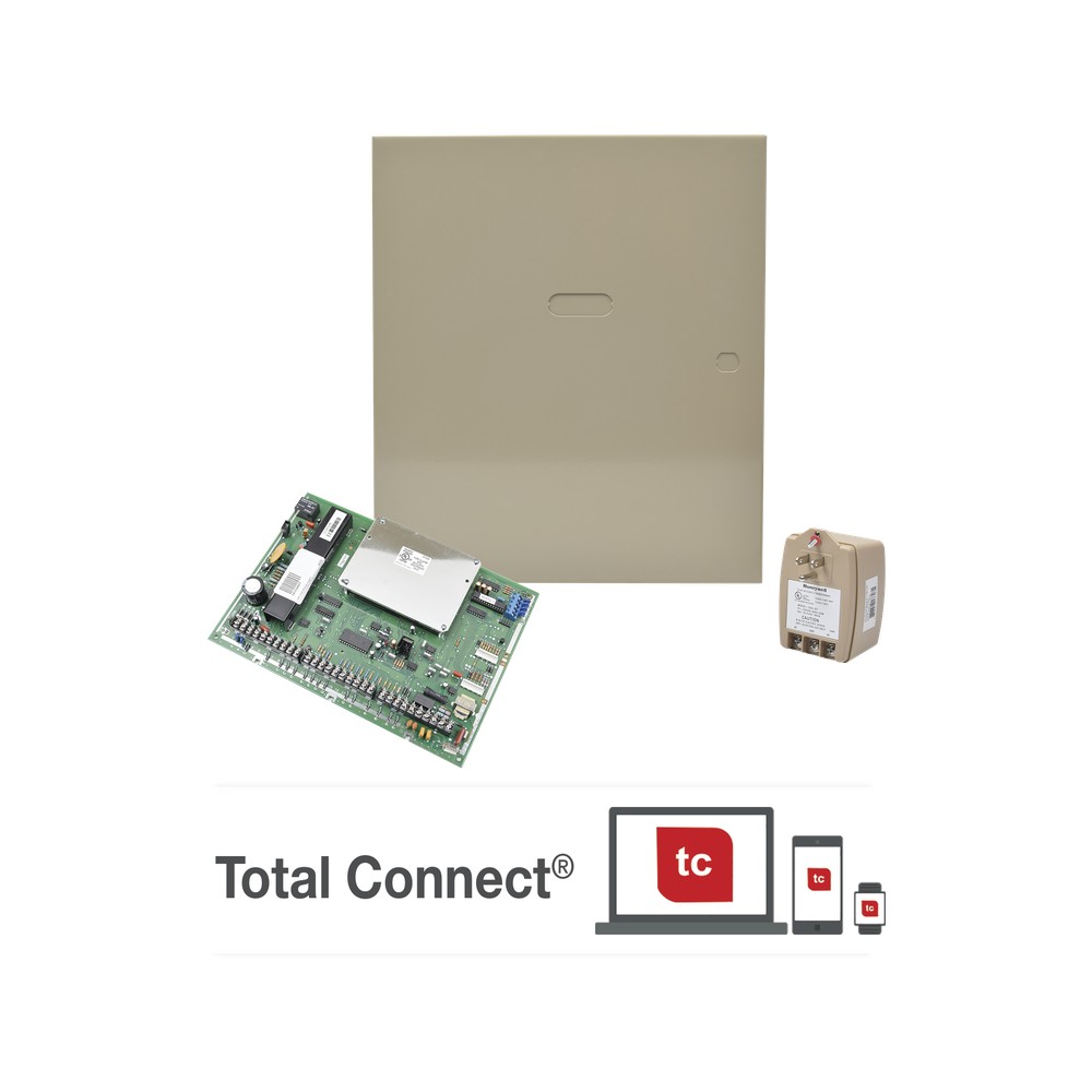 Panel de alarma de intrusión comercial particionado, hasta 250 zonas y 8 particiones, compatible con AlarmNet