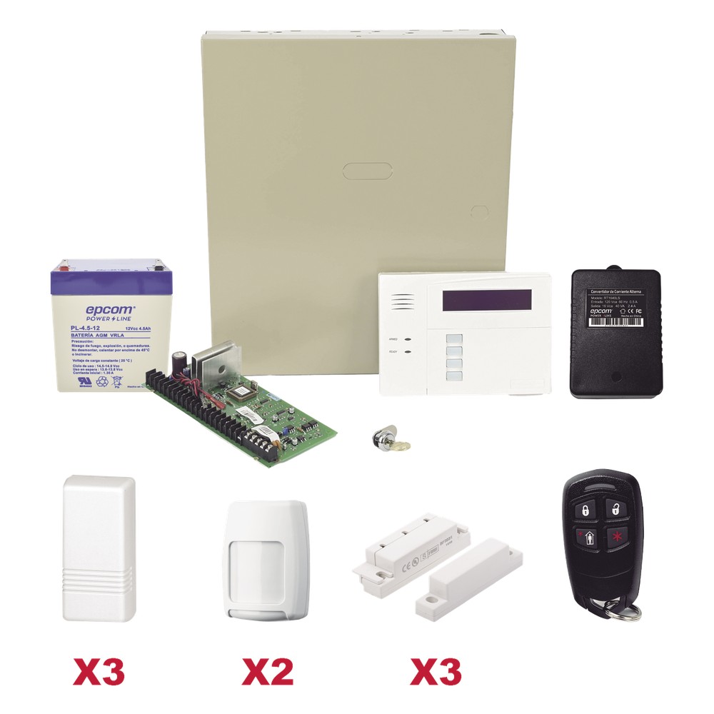 Kit de alarma inalámbrico con panel VISTA-48LA | LECOSYS